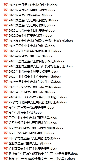 2025安全生产责任制考核表（31份）